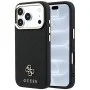 Калъф за телефон за iPhone 18 Pro / iPhone 17 Pro Saffiano Small 4G Classic MagSafe (GUHMP18L6PSA4DMK) - Guess - Черен