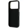 Калъф за iPhone 17 Pro - Smooth Leather Big Resin Signature Logo (KLHCP18L6PFCKSRK) - Karl Lagerfeld - Черен