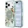Калъф за iPhone 17 Pro - IML Flower & Tonal Circle MagSafe (GUHMP18LHFWBDCEN) - Guess - Зелен