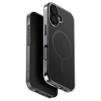 Калъф за iPhone 17 - UNIQ Clario MagClick™ Eco-Friendly Case - Сив (Smoke)