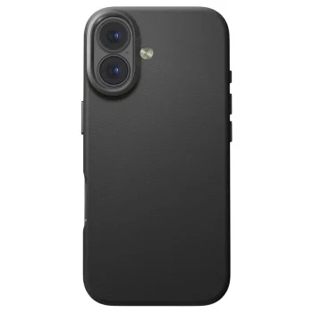 Калъф за iPhone 17 - UNIQ Lyden Leatherette Case - Черен