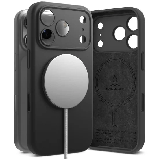 Калъф за iPhone 18 Pro Max - Silicone MagSafe - Ringke - Черен