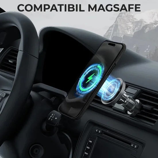 Калъф за iPhone 18 Pro Max / iPhone 17 Pro Max - Aramid Fiber MagSafe - Techsuit - Черен