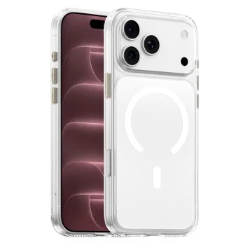 Калъф за iPhone 18 Pro Max / iPhone 17 Pro Max - Crystal+ Anti-Drop MagSafe - Blueo - Прозрачен