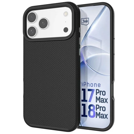 Калъф за iPhone 18 Pro Max / iPhone 17 Pro Max - Fortis MagCase - 3mk - Черен