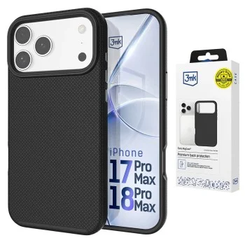 Калъф за iPhone 18 Pro Max / iPhone 17 Pro Max - Fortis MagCase - 3mk - Черен