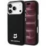 Калъф за iPhone 18 Pro Max / iPhone 17 Pro Max - Grained Leather Choupette Head MagSafe (KLHMP18X6PSKHLK) - Karl Lagerfeld - Черен