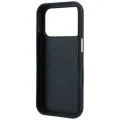 Калъф за iPhone 18 Pro Max / iPhone 17 Pro Max - Grained Leather Round Strass Logo MagSafe (GUHMP18X6PSRMDEU) - Guess - Бордо