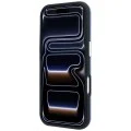 Калъф за iPhone 18 Pro Max / iPhone 17 Pro Max - Grained Leather and Big Resin Logo (GUHCP18X6PSS4RGB) - Guess - Светло син