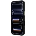 Калъф за iPhone 18 Pro Max / iPhone 17 Pro Max - Grained Leather and Big Resin Logo (GUHCP18X6PSS4RGK) - Guess - Черен