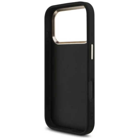 Калъф за iPhone 18 Pro Max / iPhone 17 Pro Max - Hardcase 4G Classic Logo with Strap (GUHCP18XP4GMGSCK) - Guess - Черен