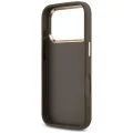 Калъф за iPhone 18 Pro Max / iPhone 17 Pro Max - Hardcase 4G Classic Logo with Strap (GUHCP18XP4GMGSCW) - Guess - Кафяв