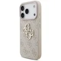 Калъф за iPhone 18 Pro Max / iPhone 17 Pro Max - Hardcase 4G Classic Logo with Strap (GUHCP18XP4GMGSP) - Guess - Розов