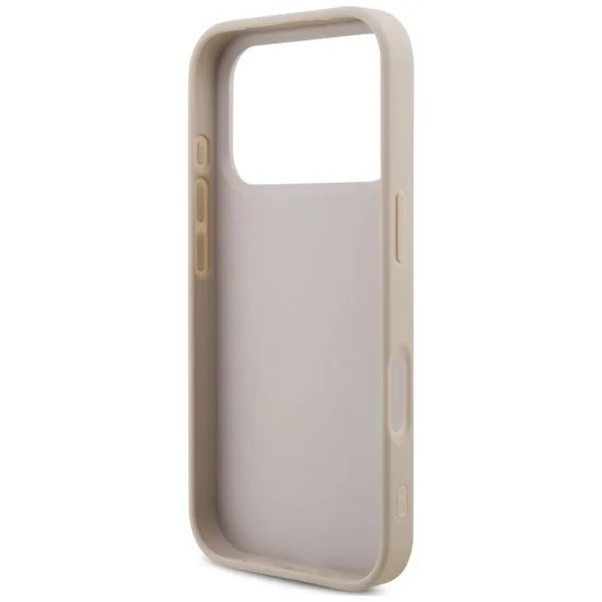 Калъф за iPhone 18 Pro Max / iPhone 17 Pro Max - Hardcase 4G Classic Logo with Strap (GUHCP18XP4GMGSP) - Guess - Розов
