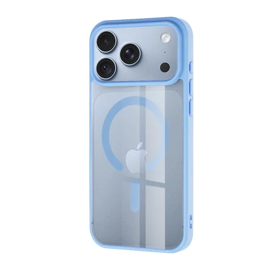 Калъф за iPhone 18 Pro Max / iPhone 17 Pro Max - MagSafe Pro - Techsuit - Светло син