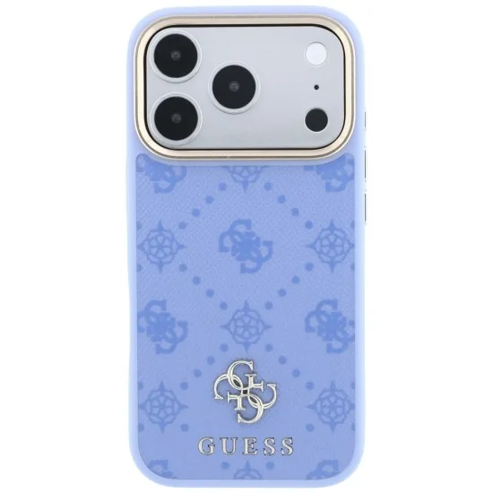 Калъф за iPhone 18 Pro Max / iPhone 17 Pro Max - Peony 4G Small Logo MagSafe (GUHMP18X6PGS4NPB) - Guess - Светло син