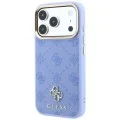 Калъф за iPhone 18 Pro Max / iPhone 17 Pro Max - Peony 4G Small Logo MagSafe (GUHMP18X6PGS4NPB) - Guess - Светло син