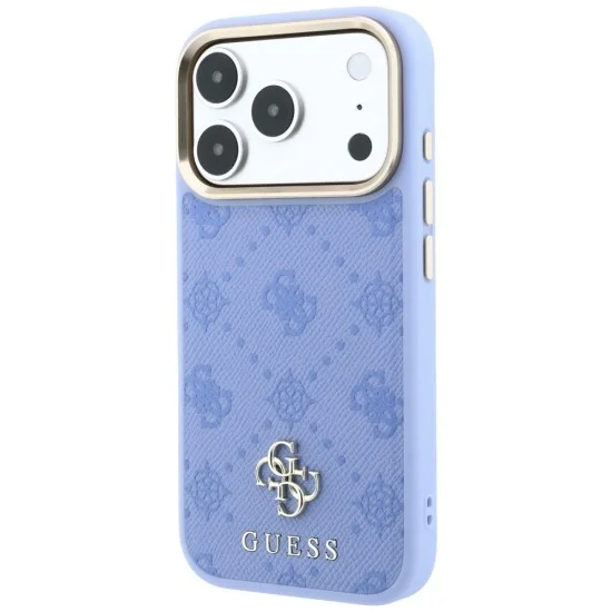 Калъф за iPhone 18 Pro Max / iPhone 17 Pro Max - Peony 4G Small Logo MagSafe (GUHMP18X6PGS4NPB) - Guess - Светло син