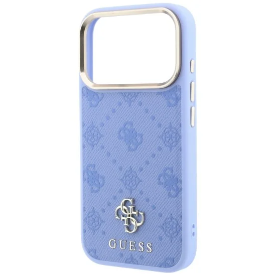 Калъф за iPhone 18 Pro Max / iPhone 17 Pro Max - Peony 4G Small Logo MagSafe (GUHMP18X6PGS4NPB) - Guess - Светло син