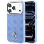 Калъф за iPhone 18 Pro Max / iPhone 17 Pro Max - Peony 4G Small Logo MagSafe (GUHMP18X6PGS4NPB) - Guess - Светло син