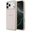 Калъф за iPhone 18 Pro Max / iPhone 17 Pro Max - Saffiano MagSafe (GUHMP18XPSAHMCP) - Guess - Розов