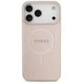 Калъф за iPhone 18 Pro Max / iPhone 17 Pro Max - Saffiano MagSafe (GUHMP18XPSAHMCP) - Guess - Розов