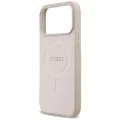 Калъф за iPhone 18 Pro Max / iPhone 17 Pro Max - Saffiano MagSafe (GUHMP18XPSAHMCP) - Guess - Розов