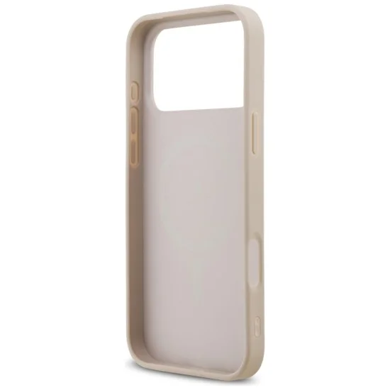 Калъф за iPhone 18 Pro Max / iPhone 17 Pro Max - Saffiano MagSafe (GUHMP18XPSAHMCP) - Guess - Розов