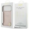 Калъф за iPhone 18 Pro Max / iPhone 17 Pro Max - Saffiano MagSafe (GUHMP18XPSAHMCP) - Guess - Розов