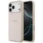 Калъф за iPhone 18 Pro Max / iPhone 17 Pro Max - Saffiano MagSafe (GUHMP18XPSAHMCP) - Guess - Розов