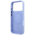 Калъф за iPhone 18 Pro Max / iPhone 17 Pro Max - Saffiano Ring Stand 360° Classic Logo (KLHMP18X6PSARSKMB) - Karl Lagerfeld - Светло син