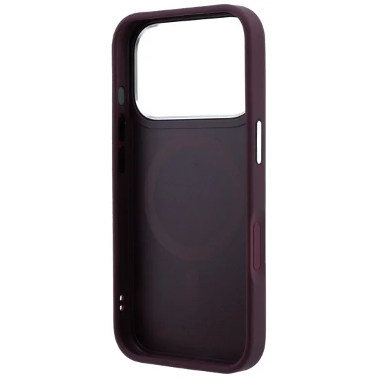 Калъф за iPhone 18 Pro Max / iPhone 17 Pro Max - Saffiano Ring Stand 360° Classic Logo (KLHMP18X6PSARSKMR) - Karl Lagerfeld - Бордо