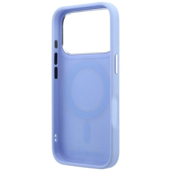 Калъф за iPhone 18 Pro Max / iPhone 17 Pro Max - Saffiano Ring Stand 360° KC Heads Pin (KLHMP18XPSRSKCHB) - Karl Lagerfeld - Светло син