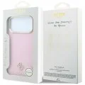 Калъф за iPhone 18 Pro Max / iPhone 17 Pro Max - Saffiano Small 4G Classic MagSafe (GUHMP18X6PSA4DMP) - Guess - Розов