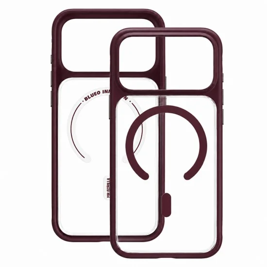 Калъф за iPhone 18 Pro Max / iPhone 17 Pro Max - Skin Friendly Frosted Anti-Drop MagSafe - Blueo - Черешов