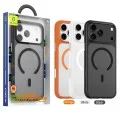 Калъф за iPhone 18 Pro Max / iPhone 17 Pro Max - Skin Friendly Frosted Anti-Drop MagSafe - Blueo - Оранжев