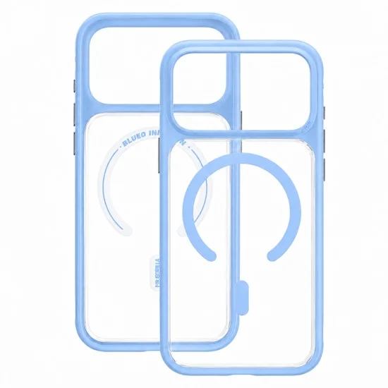 Калъф за iPhone 18 Pro Max / iPhone 17 Pro Max - Skin Friendly Frosted Anti-Drop MagSafe - Blueo - Син