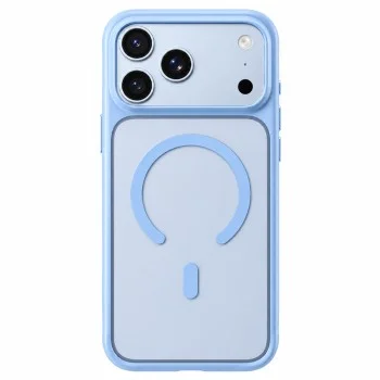 Калъф за iPhone 18 Pro Max / iPhone 17 Pro Max - Skin Friendly Frosted Anti-Drop MagSafe - Blueo - Син