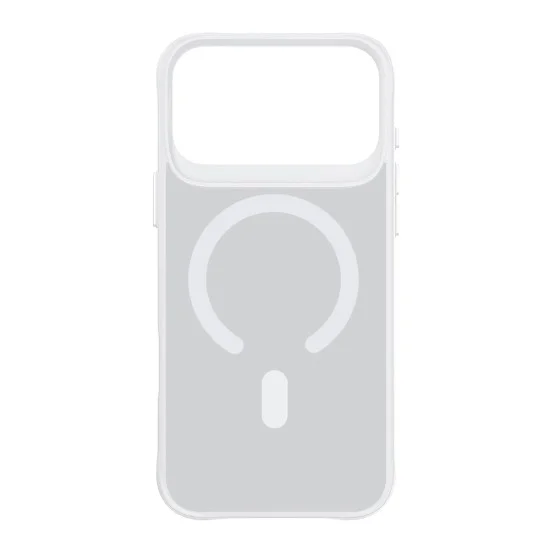 Калъф за iPhone 18 Pro Max / iPhone 17 Pro Max - Smoke MagCase - 3mk - Бял