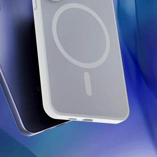 Калъф за iPhone 18 Pro Max / iPhone 17 Pro Max - Smoke MagCase - 3mk - Бял