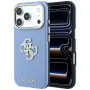 Калъф за iPhone 18 Pro Max / iPhone 17 Pro Max - Smooth Big Strass Logo (GUHCP18X6PWGSPDB) - Guess - Светло син
