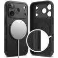 Калъф за iPhone 18 Pro - Silicone MagSafe - Ringke - Черен