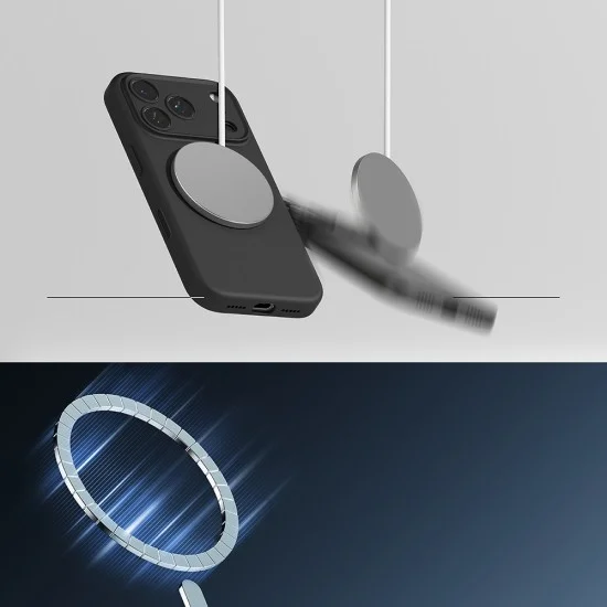Калъф за iPhone 18 Pro - Silicone MagSafe - Ringke - Розов пясък