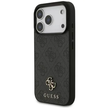 Калъф за iPhone 18 Pro / iPhone 17 Pro - 4G Small and Classic Logo MagSafe (GUHMP18LP4SM4MK) - Guess - Черен