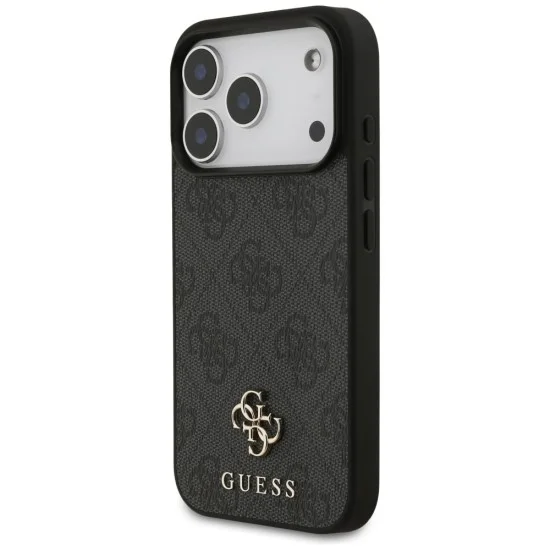 Калъф за iPhone 18 Pro / iPhone 17 Pro - 4G Small and Classic Logo MagSafe (GUHMP18LP4SM4MK) - Guess - Черен