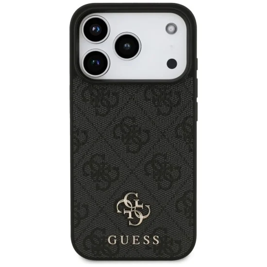 Калъф за iPhone 18 Pro / iPhone 17 Pro - 4G Small and Classic Logo MagSafe (GUHMP18LP4SM4MK) - Guess - Черен
