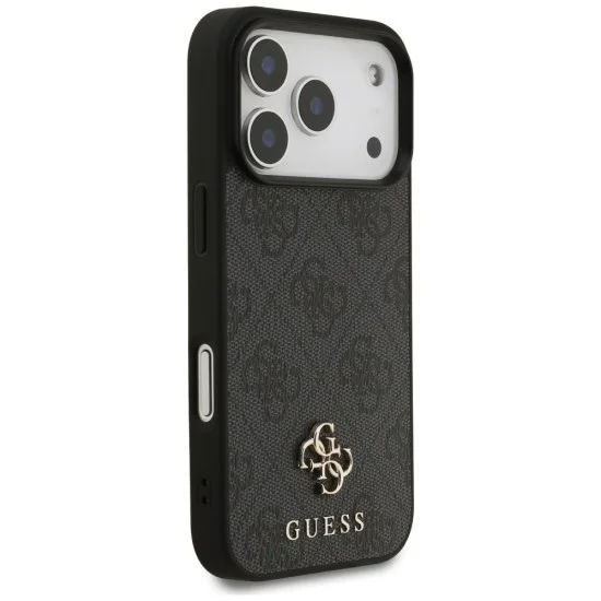 Калъф за iPhone 18 Pro / iPhone 17 Pro - 4G Small and Classic Logo MagSafe (GUHMP18LP4SM4MK) - Guess - Черен