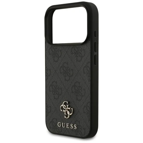 Калъф за iPhone 18 Pro / iPhone 17 Pro - 4G Small and Classic Logo MagSafe (GUHMP18LP4SM4MK) - Guess - Черен