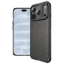 Калъф за iPhone 18 Pro / iPhone 17 Pro - CarbonFiber - Techsuit - Черен