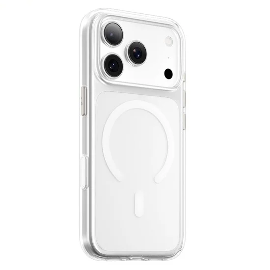Калъф за iPhone 18 Pro / iPhone 17 Pro - Crystal Pro Anti-Drop MagSafe - Blueo - Прозрачен